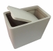 GS-81(W) / Trash can with steel board at the bottom (BEIGE)