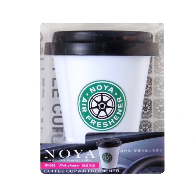 NY-039　咖啡杯造型芳香劑 (粉紅沐浴) 3